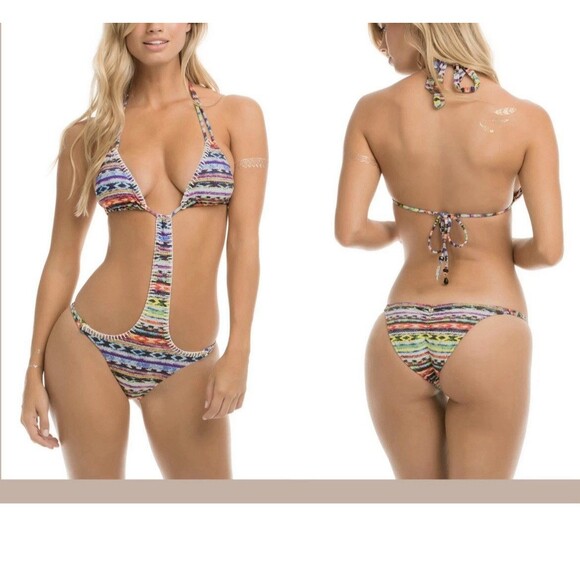 NWT $180 Ale By Alessandra Beach Blanket Monokini Swimsuit [ SZ Large ] #3128 - Picture 13 of 16